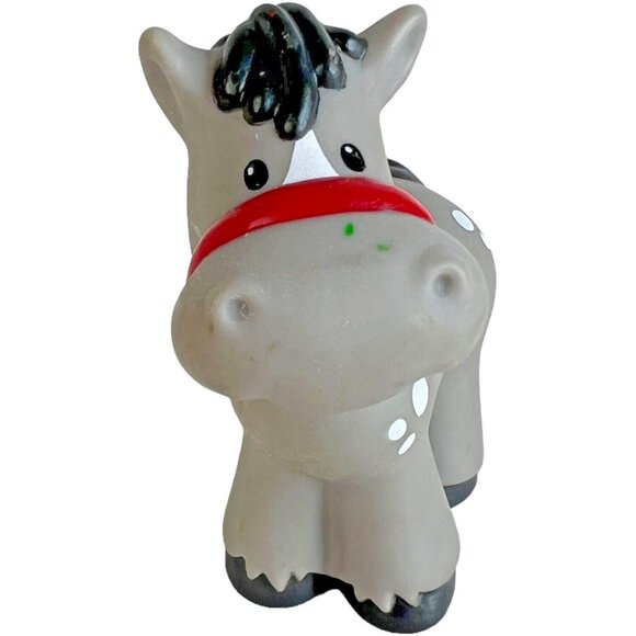 Mattel Fisher Price Little People 2001 Horse & 1997 Cow Farm Animals Vintage - Picture 2 of 11